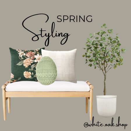 Spring Home Styling | Easter Decor | Entryway | Bedroom | Spring Pillows 

#LTKstyletip #LTKhome #LTKSeasonal