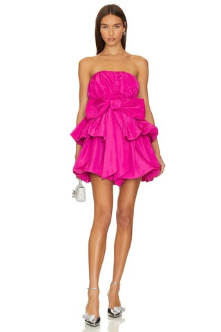 LoveShackFancy Gallant Dress in Fuschia Red from Revolve.com | Revolve Clothing (Global)