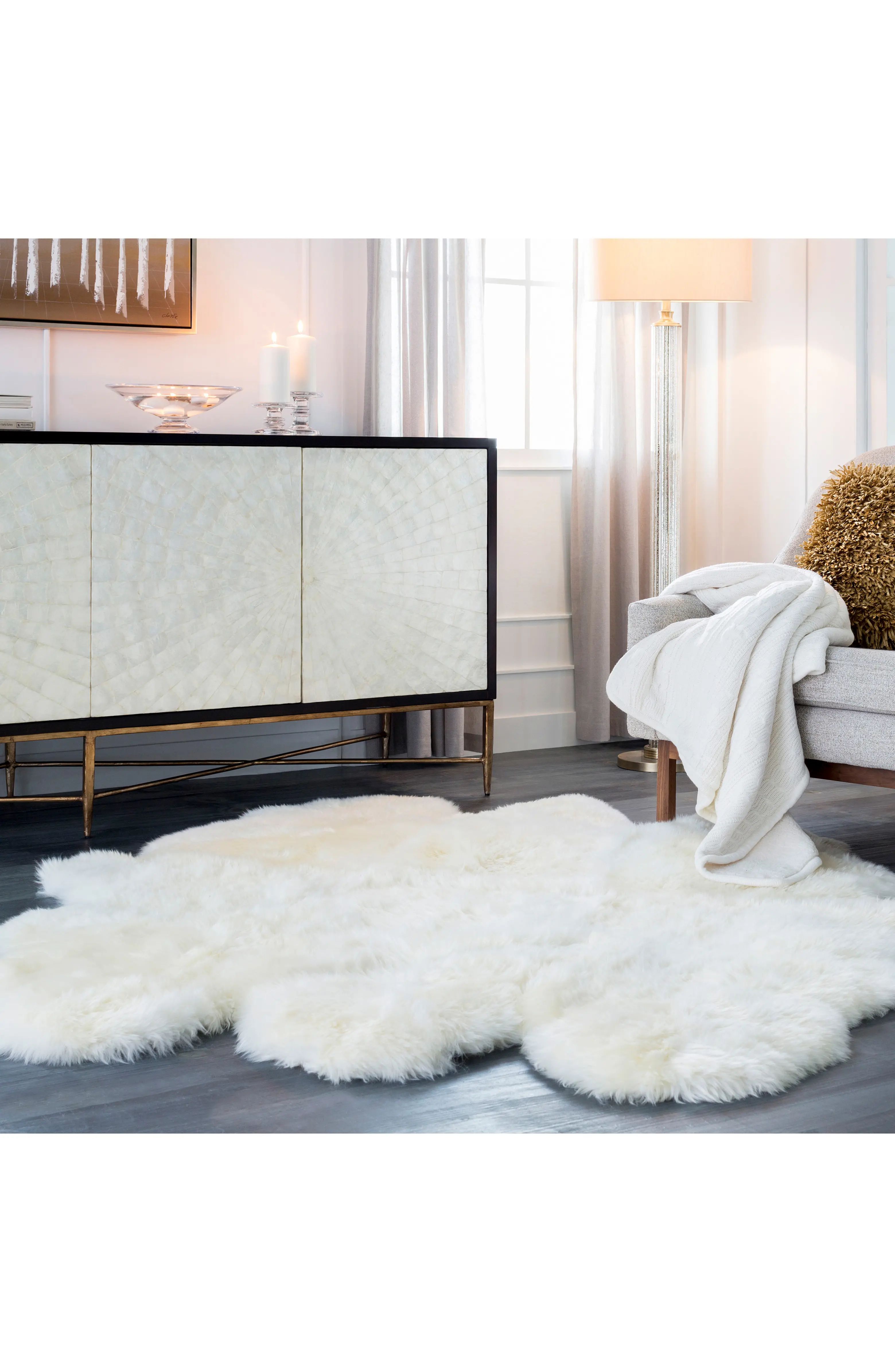 Genuine Shearling Rug | Nordstrom