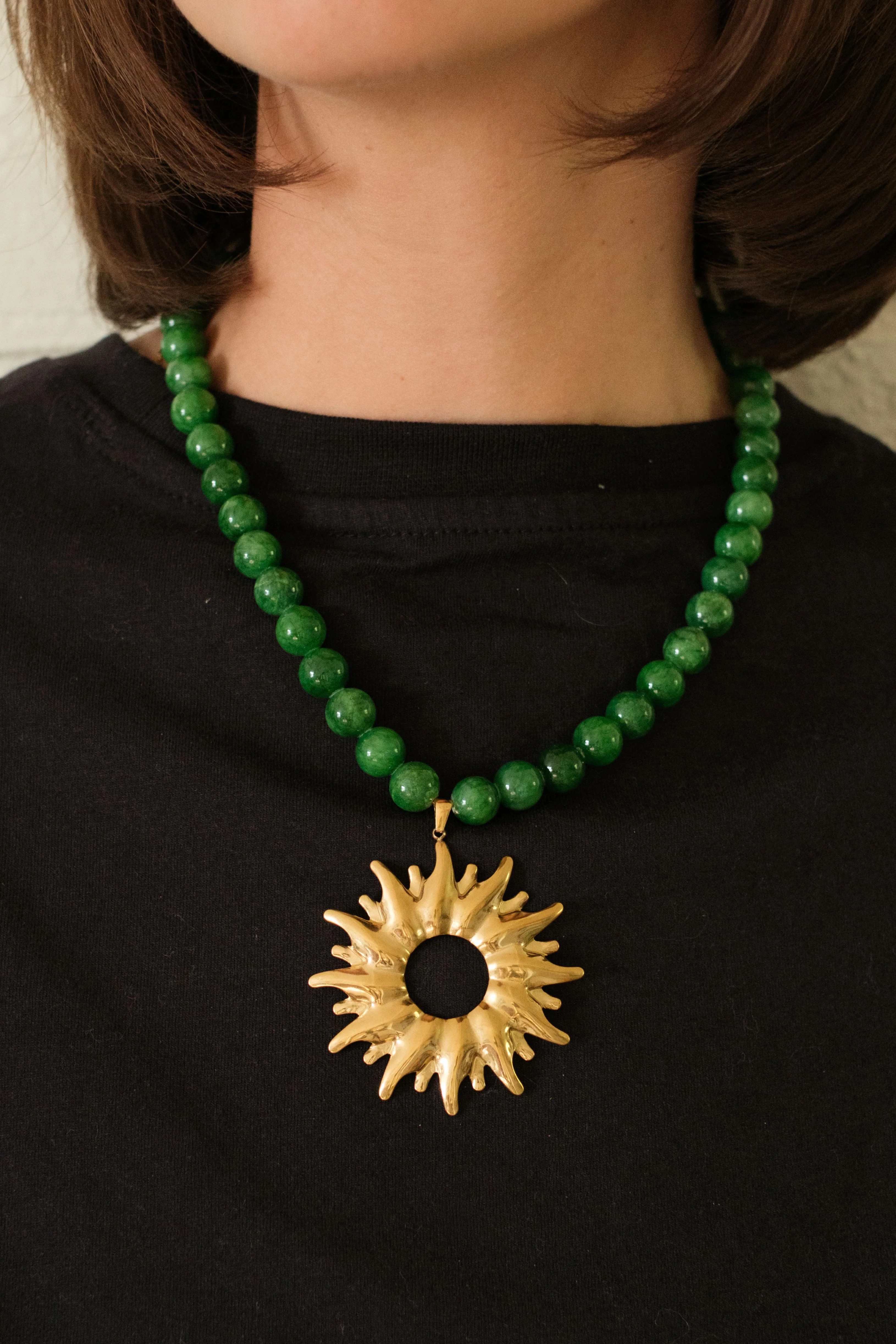 Chasing Sunshine Natural Stone Necklace | KC Chic Designs