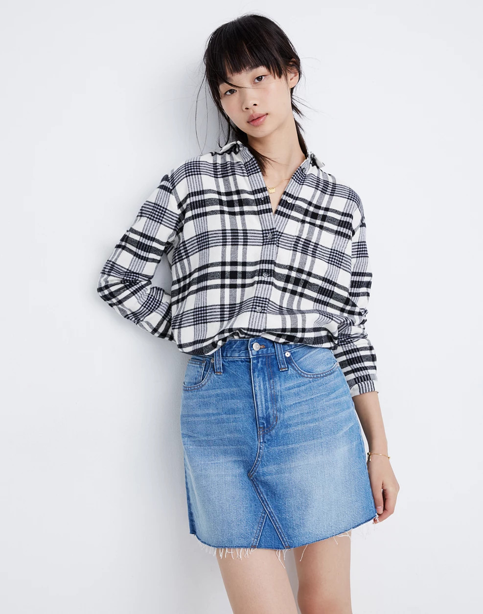 Denim Frisco Mini Skirt | Madewell