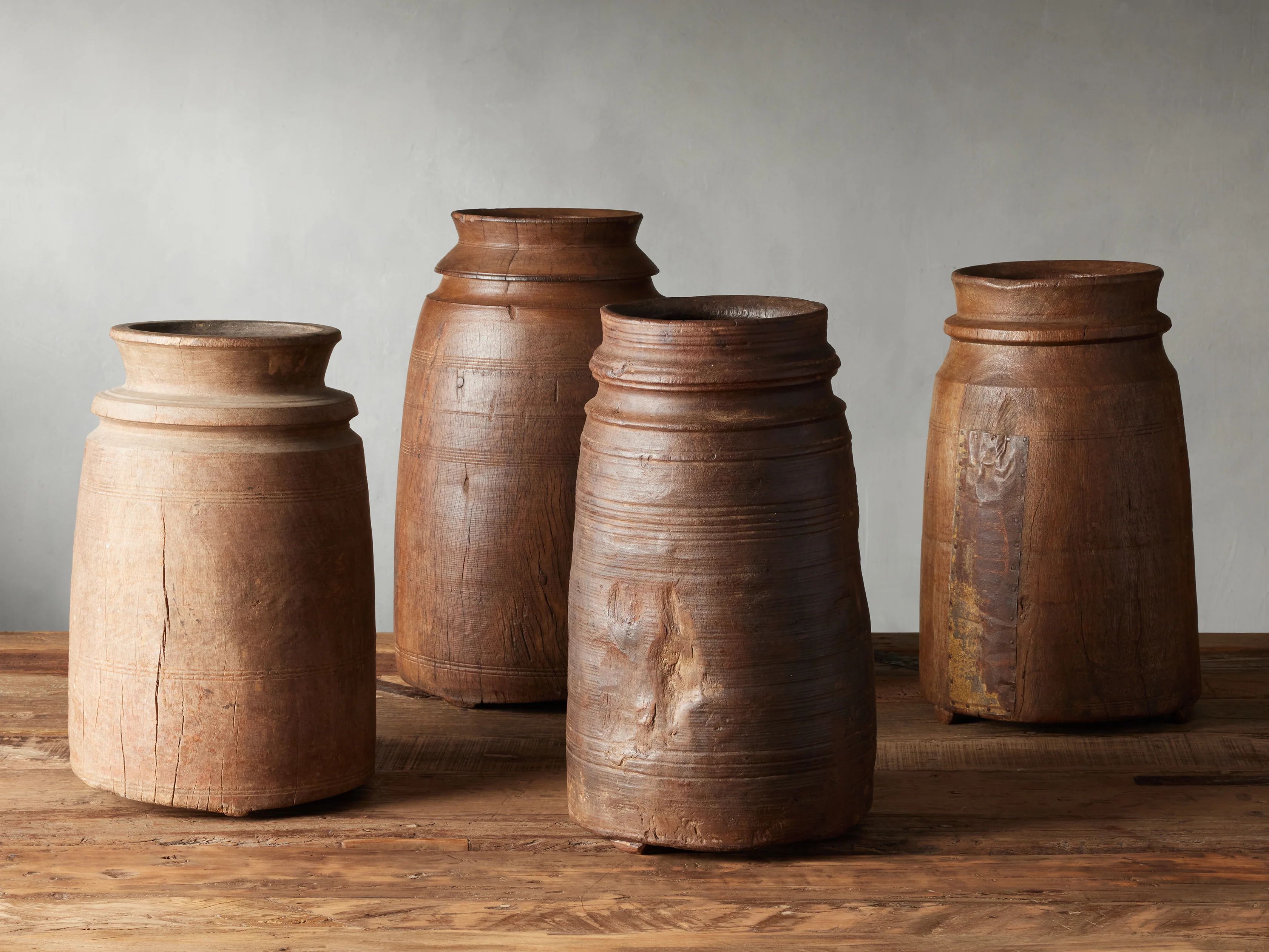 Reclaimed Wood Vase | Arhaus