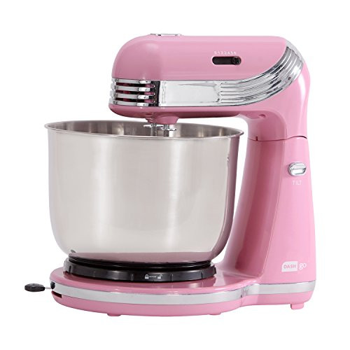 Dash Stand Mixer (Electric Mixer for Everyday Use): 6 Speed Stand Mixer with 3 Quart Stainless Steel | Amazon (US)