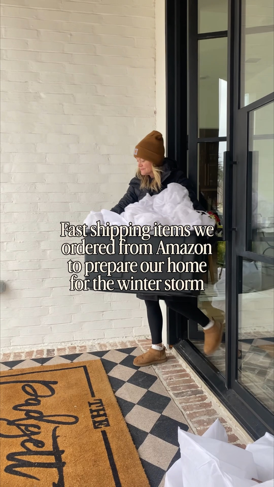 If you were preparing your home for the winter storm, here’s what we bought with fast shipping from Amazon. 

Outdoor, snow, coat, jacket, uggs, storage bin

#LTKvlog #LTKHome #LTKdayinmylife