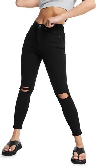 Topshop Jamie High Waist Ripped Skinny Jeans | Nordstrom | Nordstrom