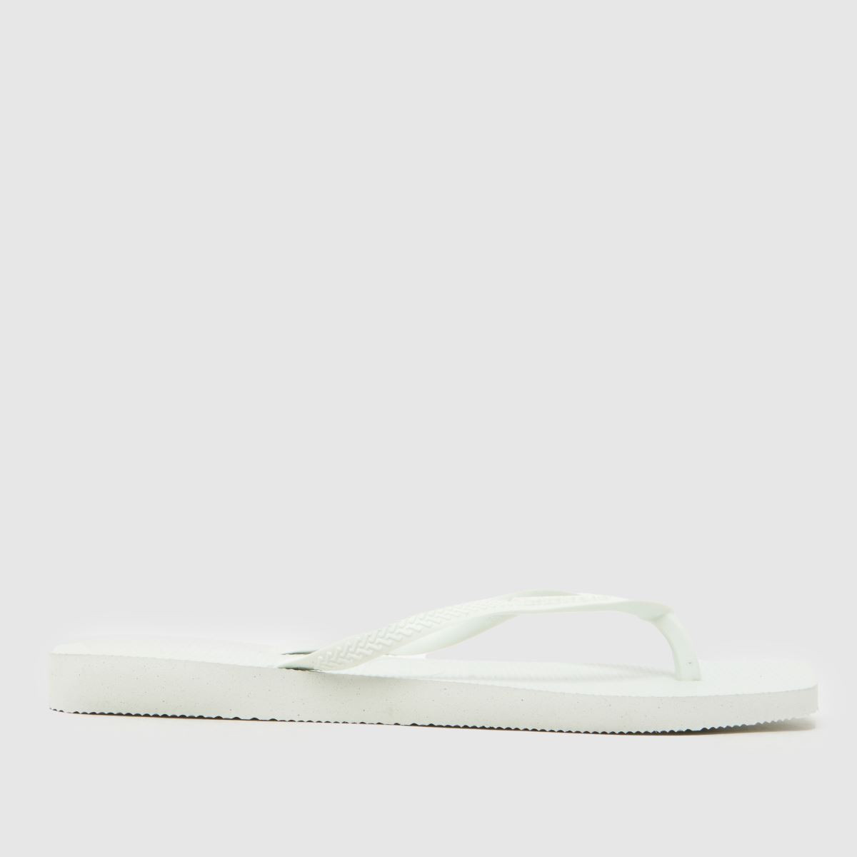 Womens White Havaianas Slim Square Flip Sandals | schuh | Schuh