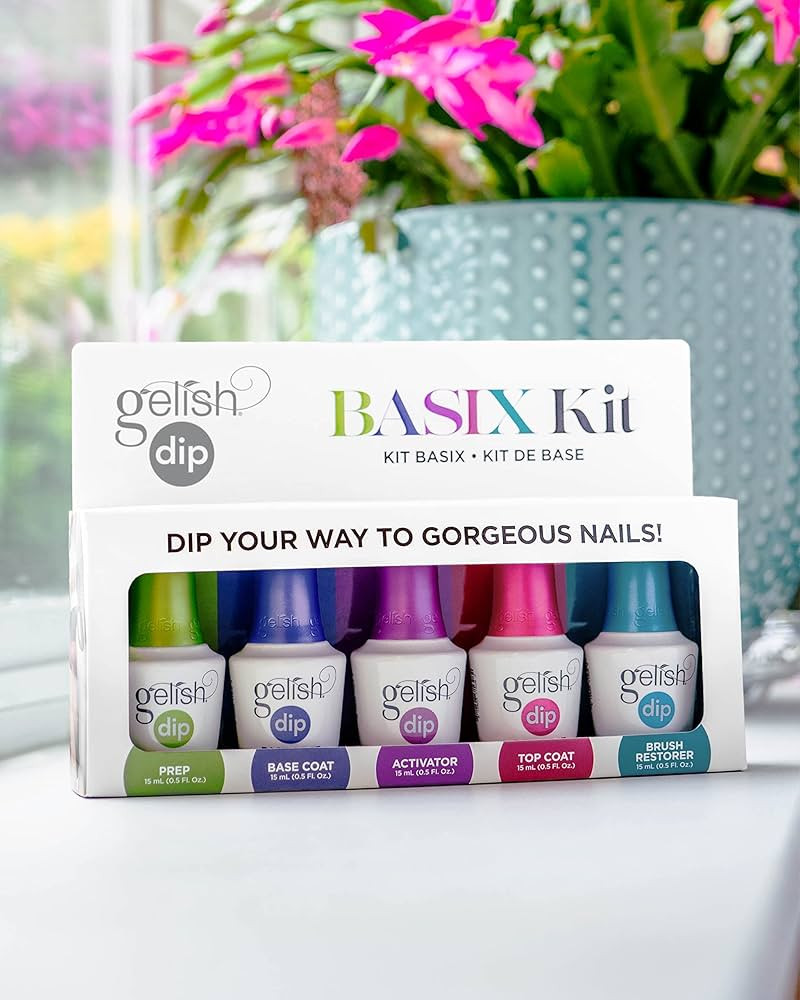 Gelish Dip Basix Kit, Dip Powder Nail Kit, Nail Dip Powder Kit, Nail Set | Amazon (US)