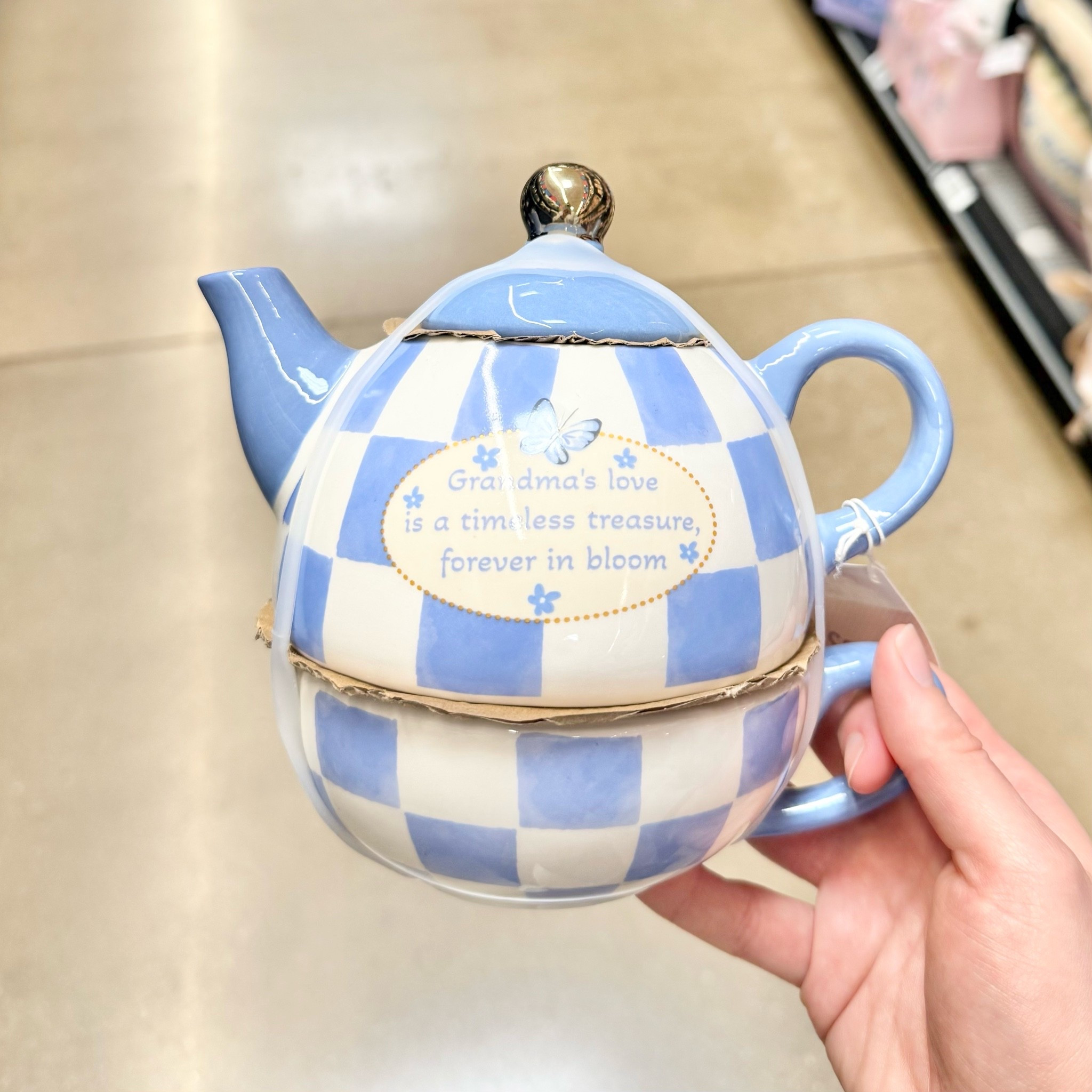 @walmart 
Grandma's Love Is a Timeless Treasure Ceramic Teapot Set, 2 Pieces
$12.97

#LTKMothersDay