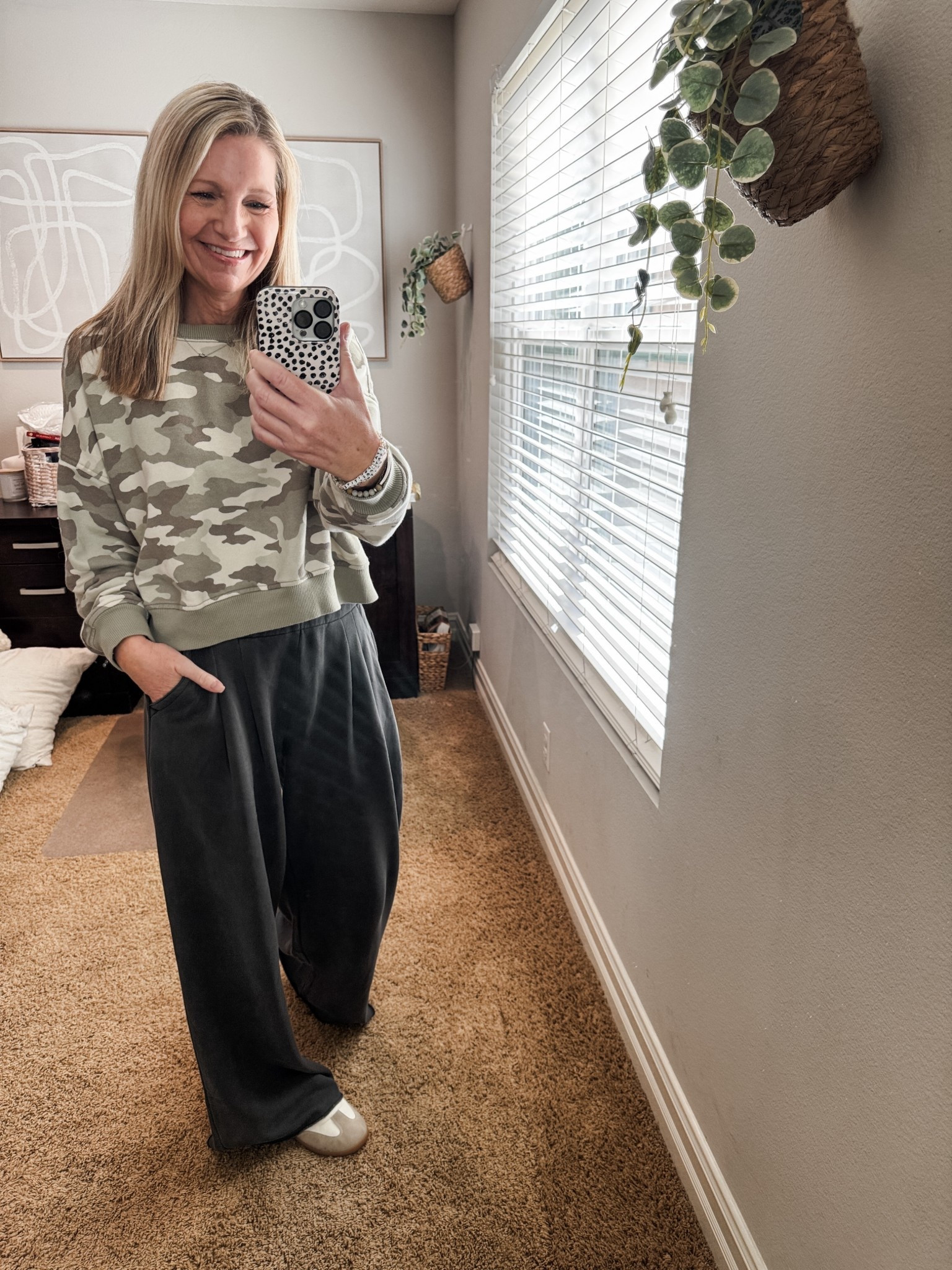 You know it’s a good pair of sweats when I wear them for a work from home day. The wide leg and pleated waist add to the cuteness. I sized down one size. They also come in multiple color options. 

My sweatshirt is also Aerie but sold out so I linked a similar option. 

#LTKmomlife #LTKSaleAlert #LTKootd