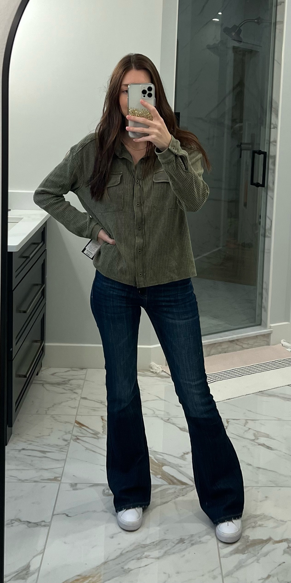 Free people dupe look alike. Target girls size 14/16  Waffle knit shacket. 

#LTKstyletip #LTKkids #LTKfit