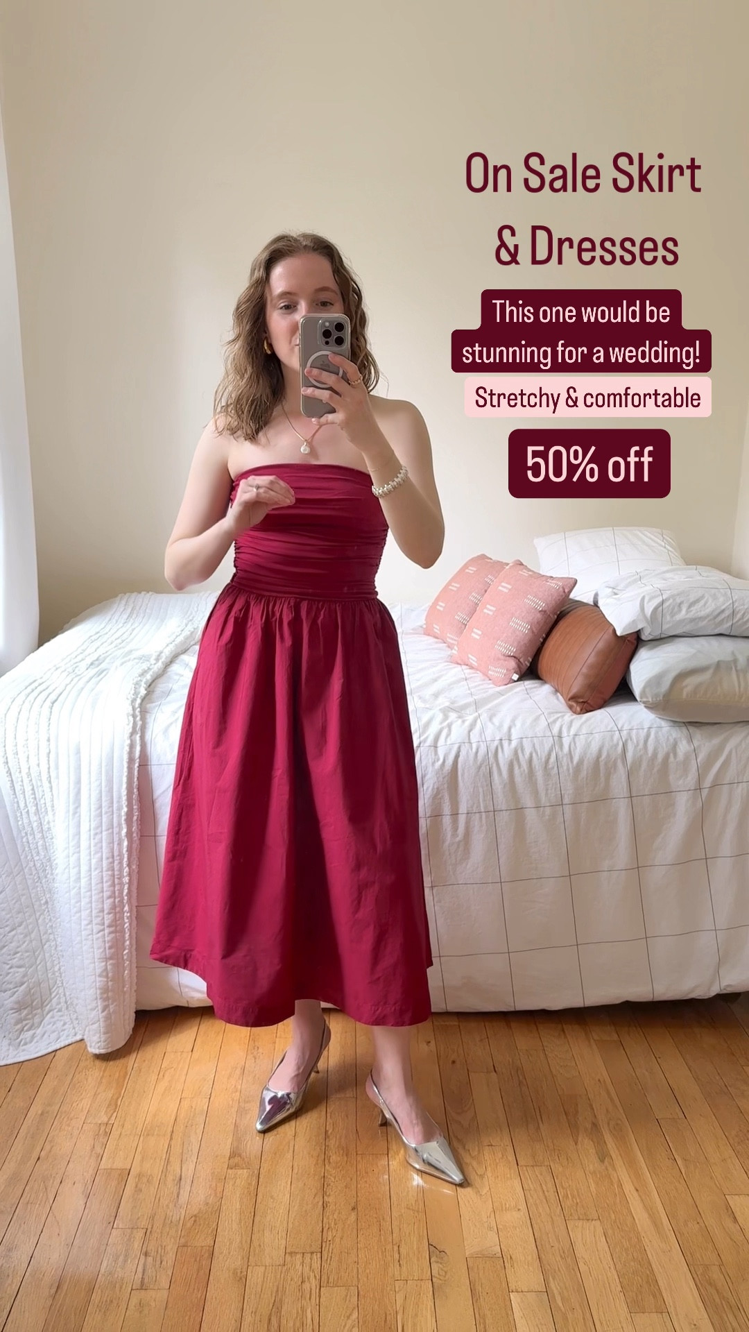 $44 wedding guest dress today! Wearing xs Petite. Stretchy top & cotton bottom. #weddingguest

#LTKWedding #LTKSaleAlert #LTKWatchNow