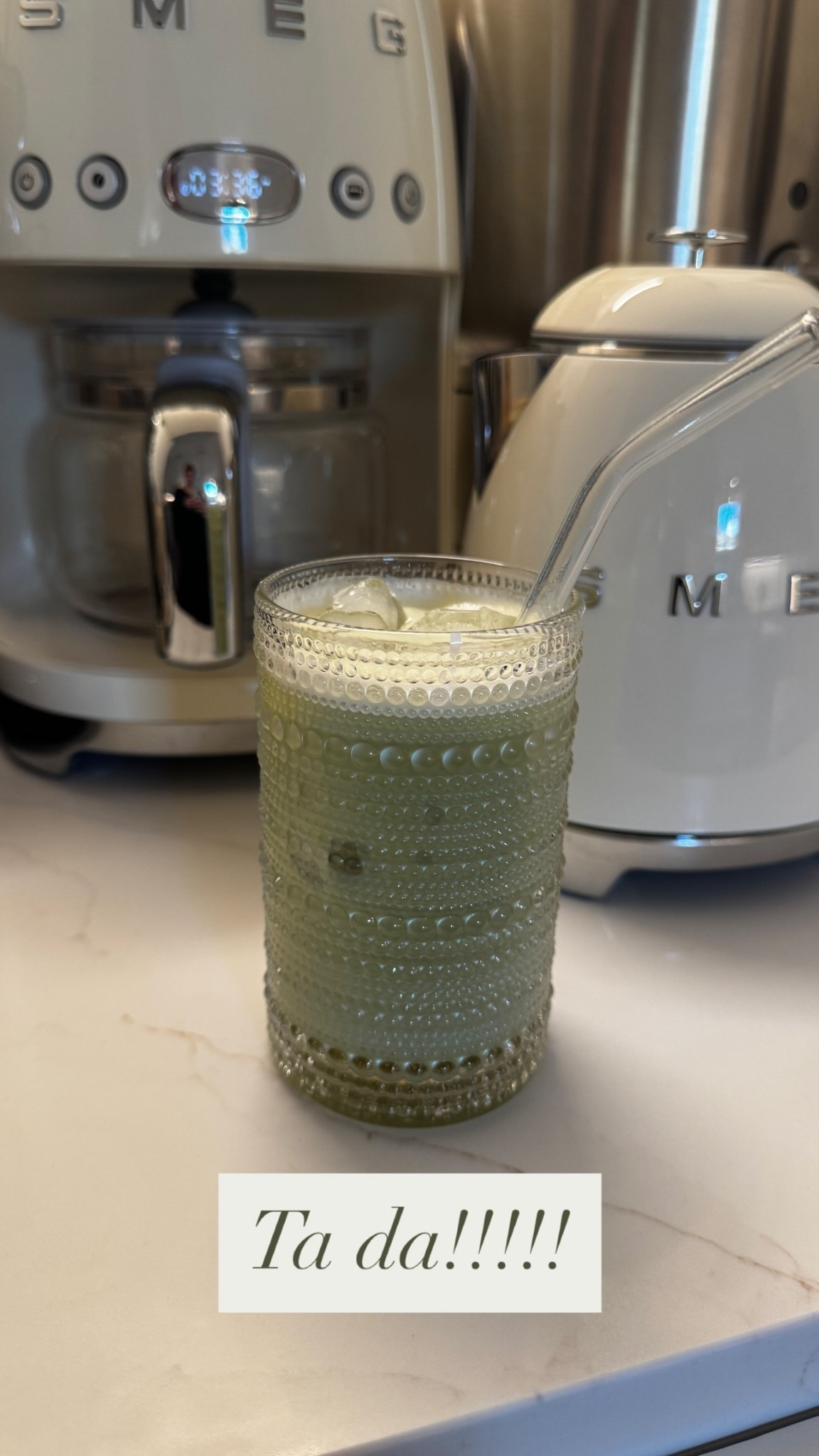 Matcha made at home! we’re obsessed with our smeg appliances, and they would make the perfect gift! 