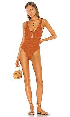 LPA Mystique One Piece in Rusty Orange from Revolve.com | Revolve Clothing (Global)