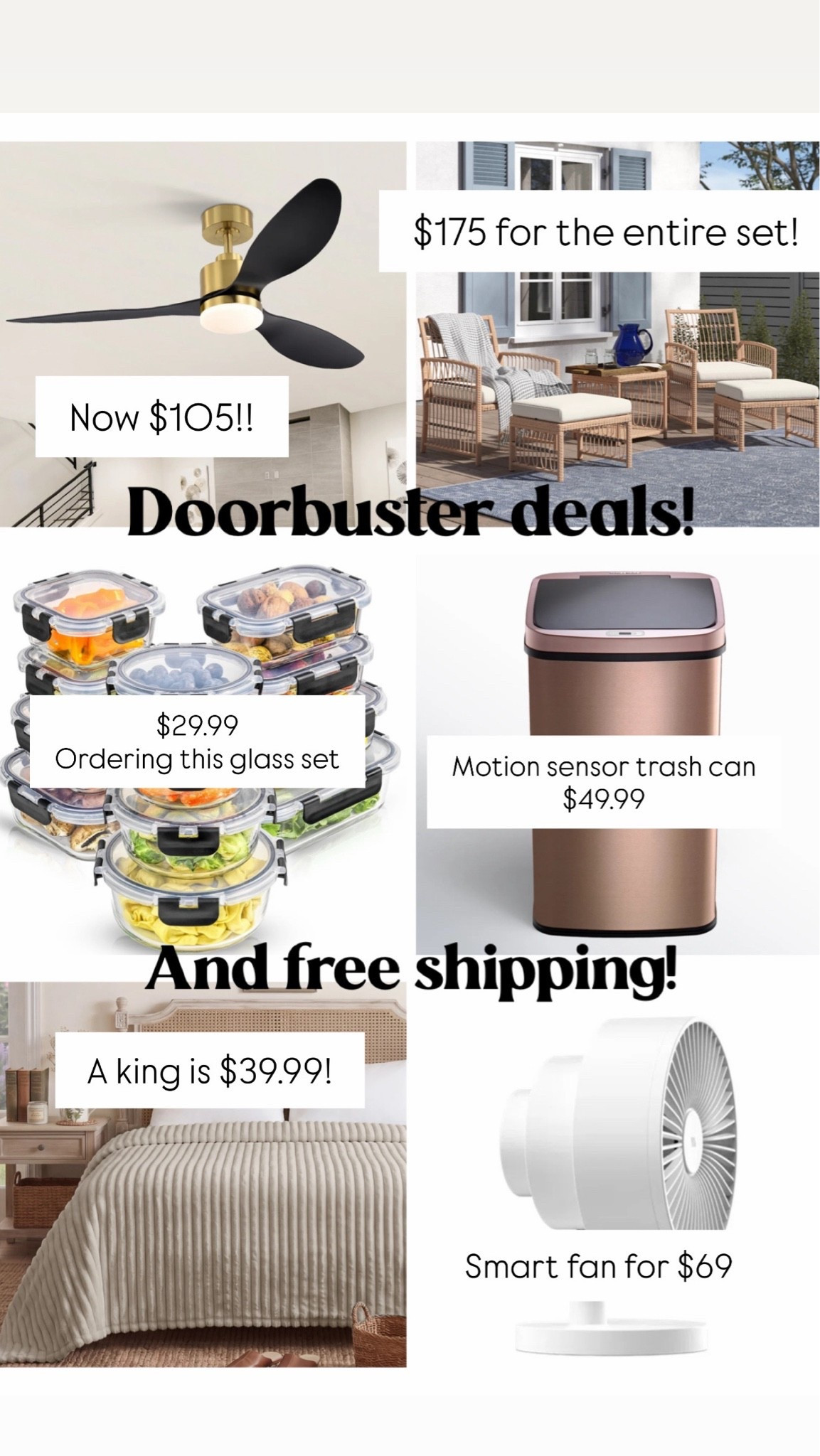 These doorbuster deals are amazing!

#LTKSaleAlert #LTKHome