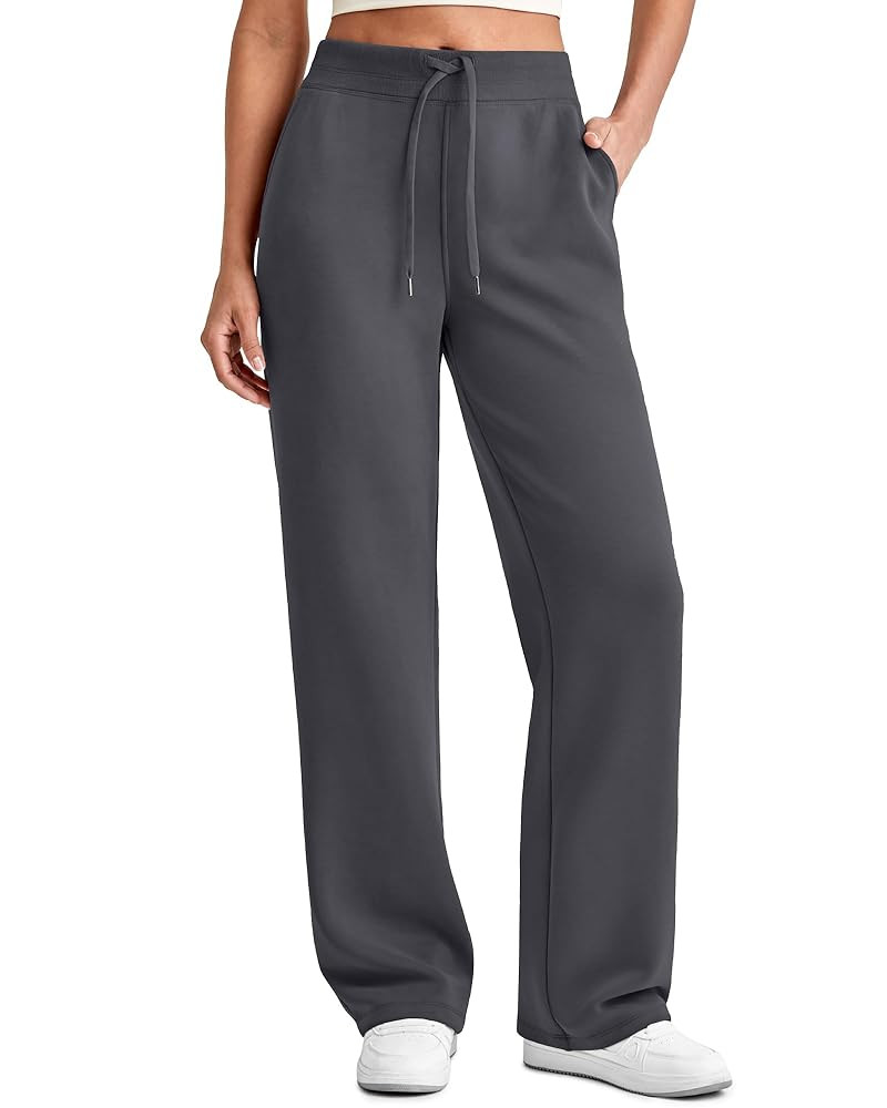 G4Free Smoofit Modal Soft Women Wide Leg Sweatpants Drawstring Casual Lounge Dress Pants with Poc... | Amazon (US)