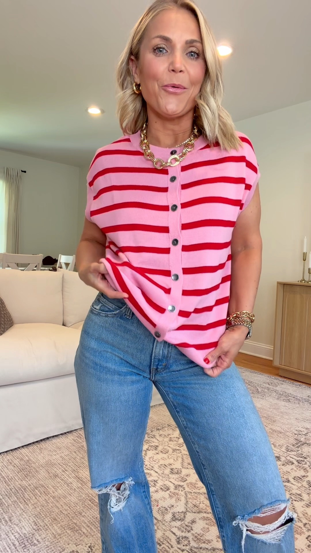 Amazon summer outfit ☀️

Amazon finds, Amazon fashion, spring outfits 2026, summer outfits 2026, spring styles, summer styles, matching set, floral jeans, summer tops, petite style, midsize fashion

#LTKPetite #LTKootd #LTKMidsize