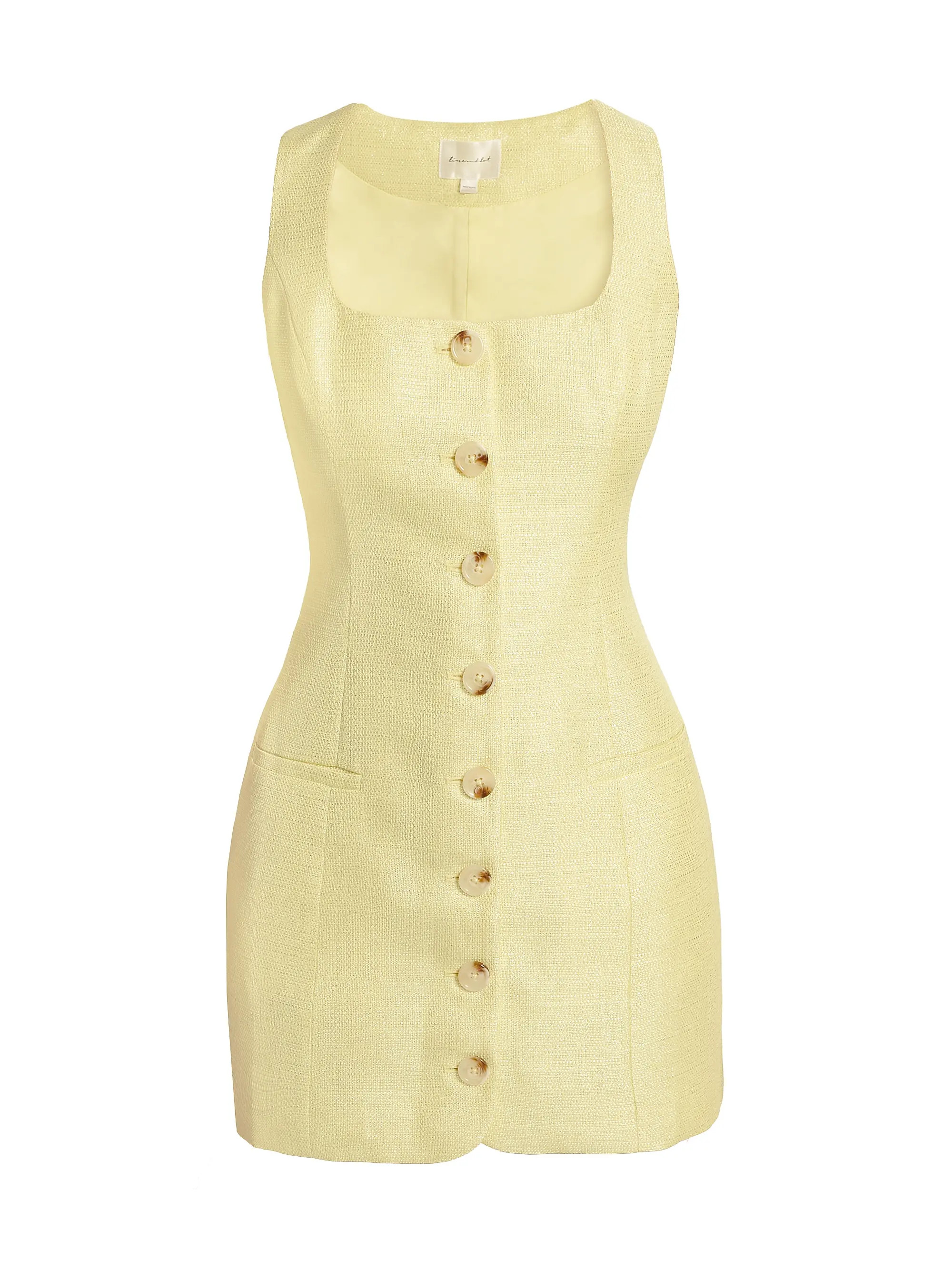 Sunnie Button-Front Sleeveless Minidress | Saks Fifth Avenue