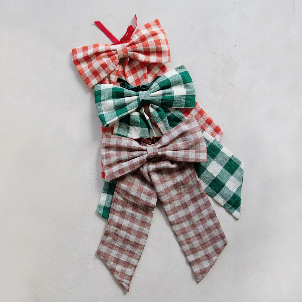 Gingham Bow | Roan Iris