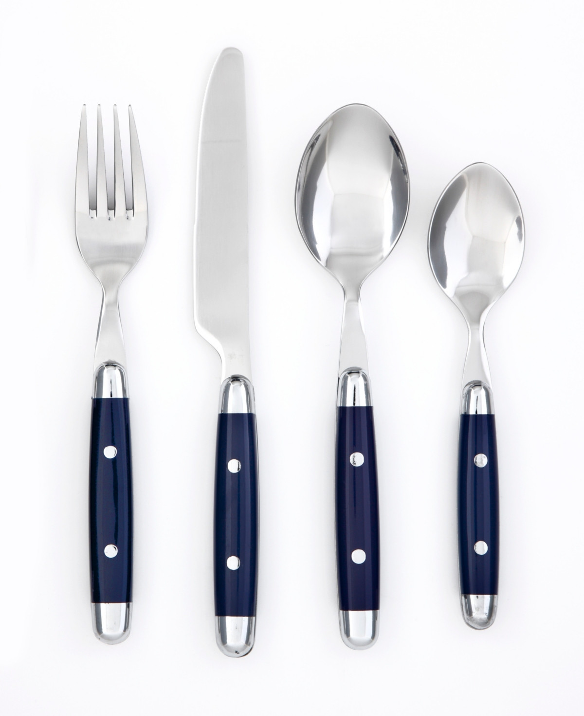 Cambridge Silversmiths Jubilee Mirror 16-Piece Flatware Set, Service for 4 - Blue | Macy's