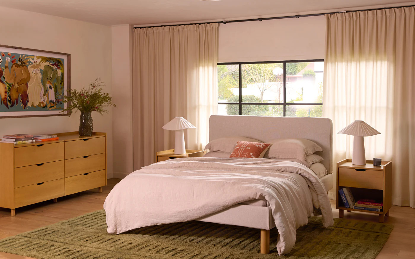 Chorus Upholstered Bed | Burrow