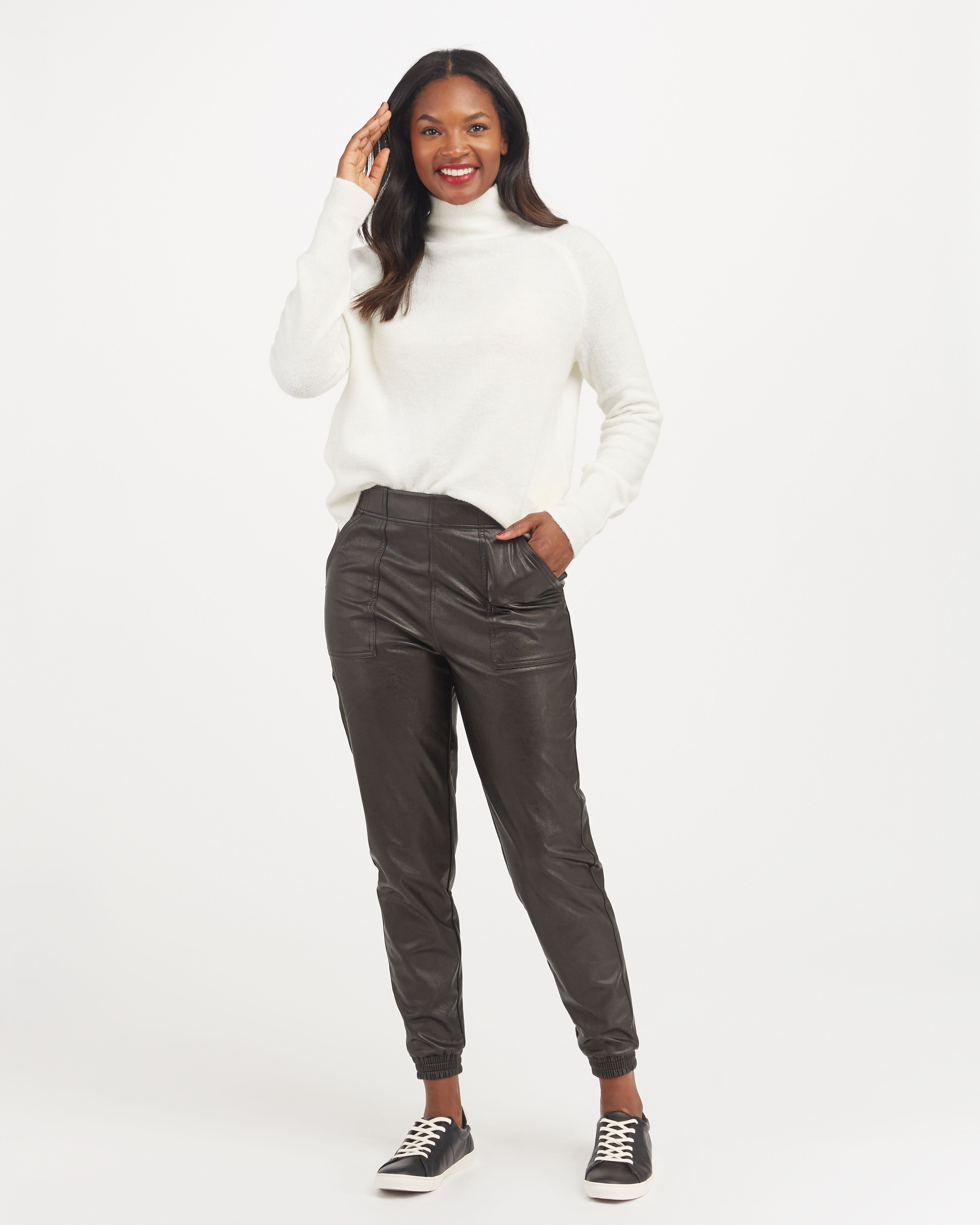 Leather-Like Jogger | Spanx