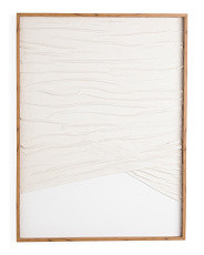 30x40 White Plaster Canvas Wall Art | TJ Maxx