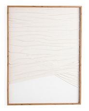 Colleen Karis 30x40 White Plaster Canvas Wall Art | TJ Maxx