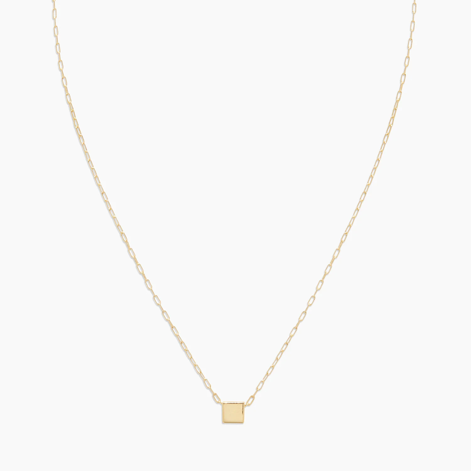 Bespoke Cube Necklace in Gold Plated Brass, Women's | Gorjana