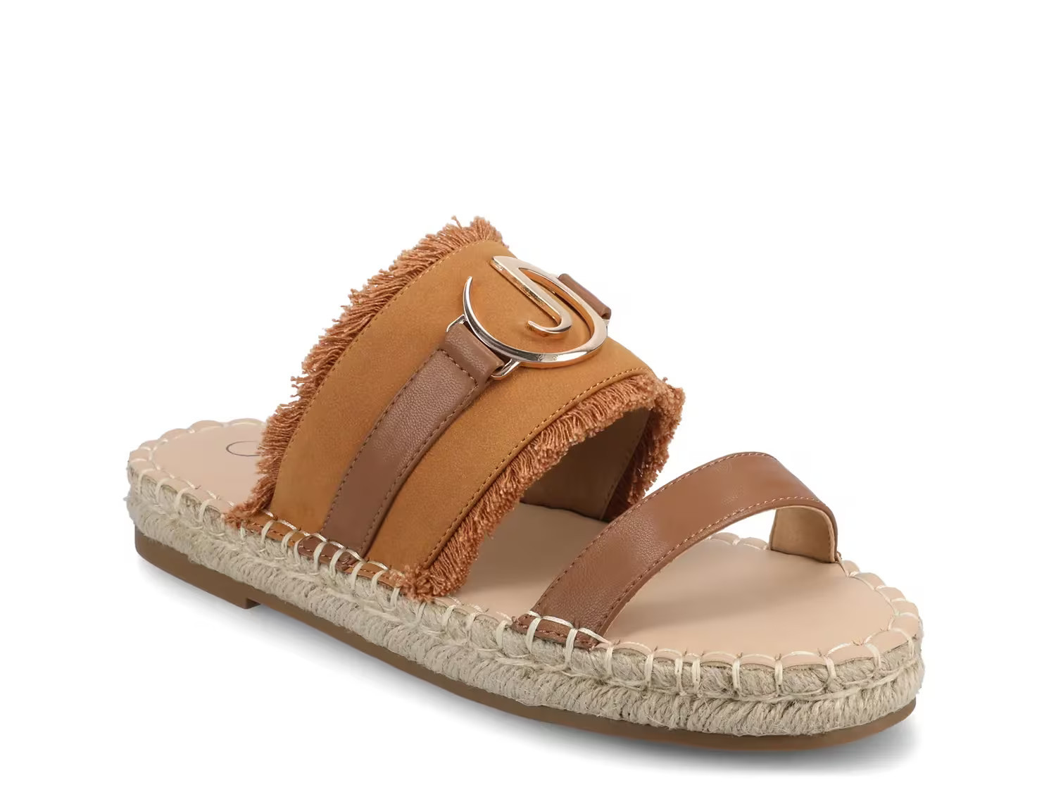 Journee Keelee Espadrille Sandal | Women's | Cognac | Size 12 | Sandals | DSW