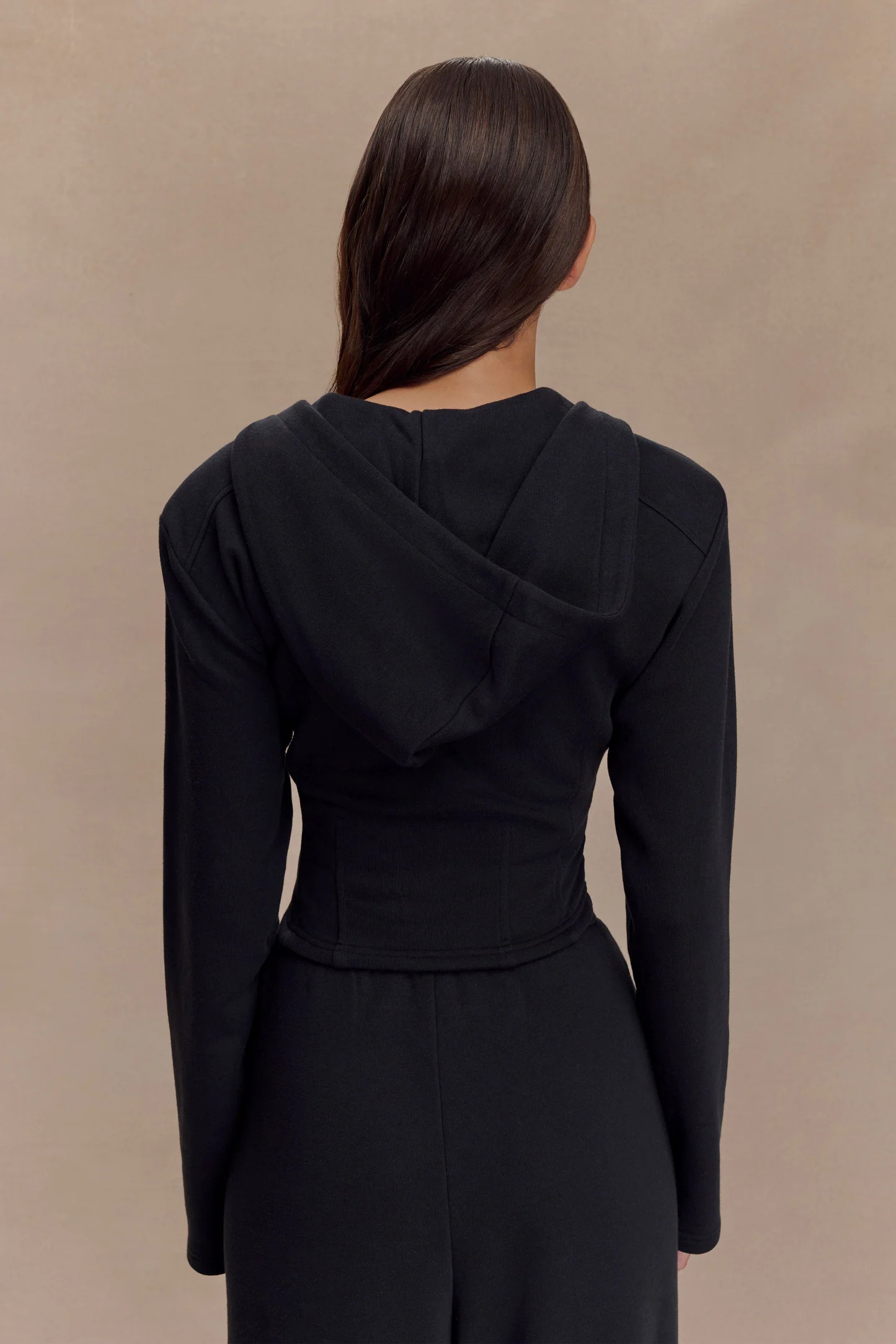 Quinn Zip Up Hoodie - Black | Meshki (APAC)