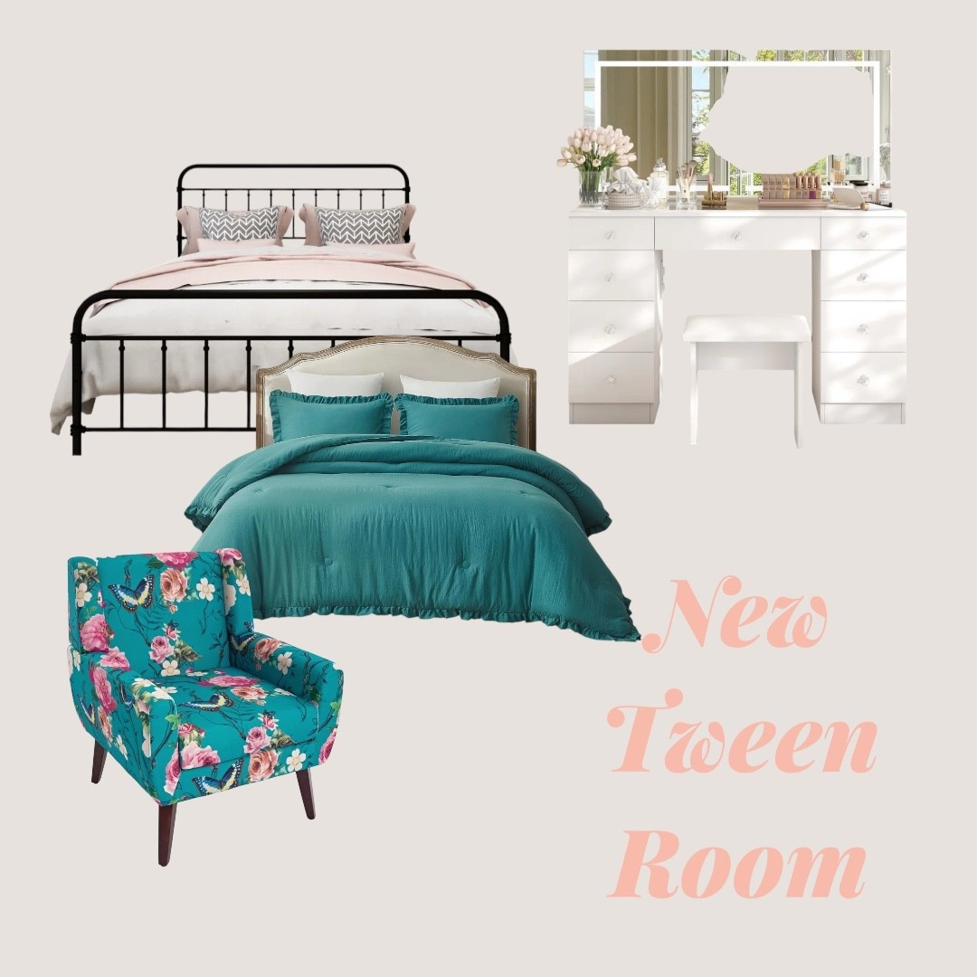 Designing my new room and totally loving the teal and florals
Tween girl bedroom
Tween influencer


#LTKFamily #LTKKids #LTKHome