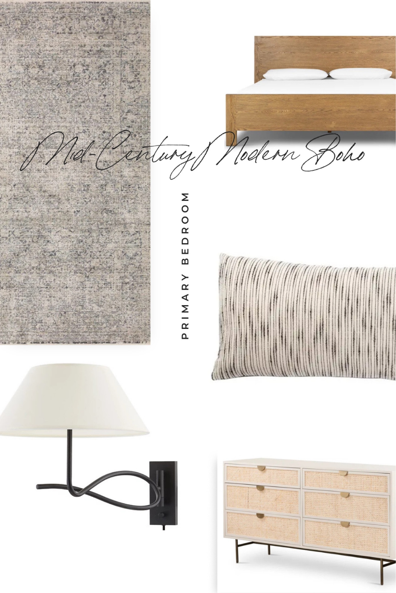 Use code PEGGYH15 for 15% off all full price Scout & Nimble items | Obsessed with that perfect mix of boho and mid-century modern? 🌿✨ This bedroom blends warm wood tones, cozy layers, and effortless textures for a look that’s both relaxed and refined. From the statement bed frame to the woven accents, I’ve linked all the must-have pieces so you can Shop the Look! 🛏️

#LTKHome