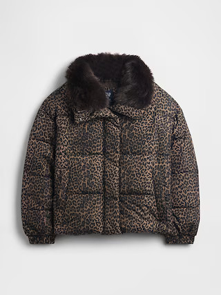 Faux Fur-Trim Puffer Jacket | Gap (US)