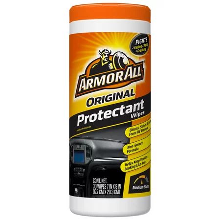 Armor All Original Protectant Wipes, 30 ct, Car Interior Protectant | Walmart (US)