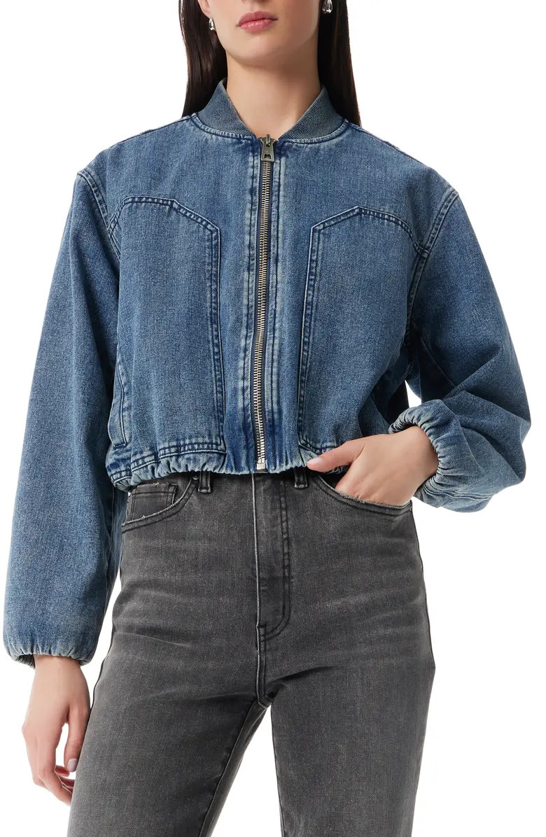 Robert Rodriguez Kendrick Utility Denim Bomber Jacket | Nordstromrack | Nordstrom Rack