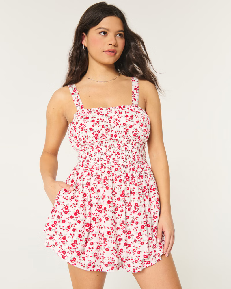 Hollister Saidie Removable Strap Romper | Hollister (US)
