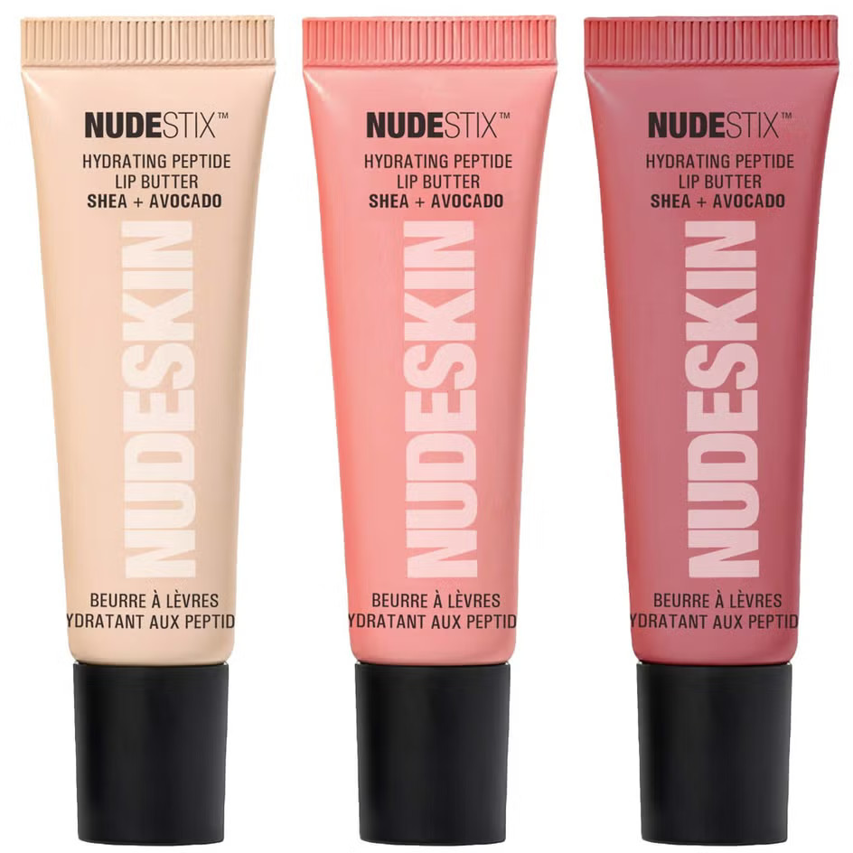 NUDESTIX Hydrating Peptide Lip Butter 3pc Set | Cult Beauty