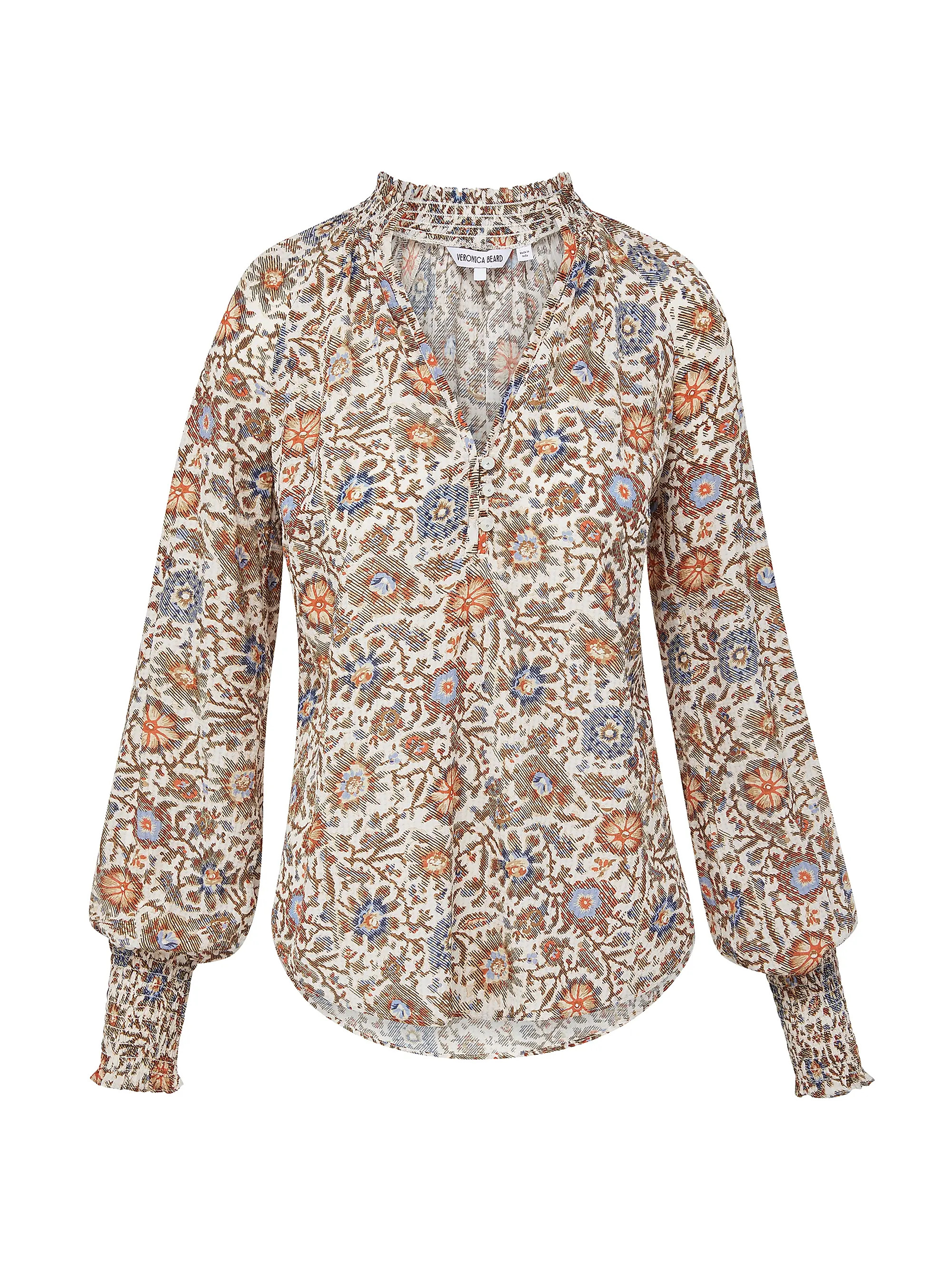 Alexandria Floral Cotton-Blend Blouse | Saks Fifth Avenue