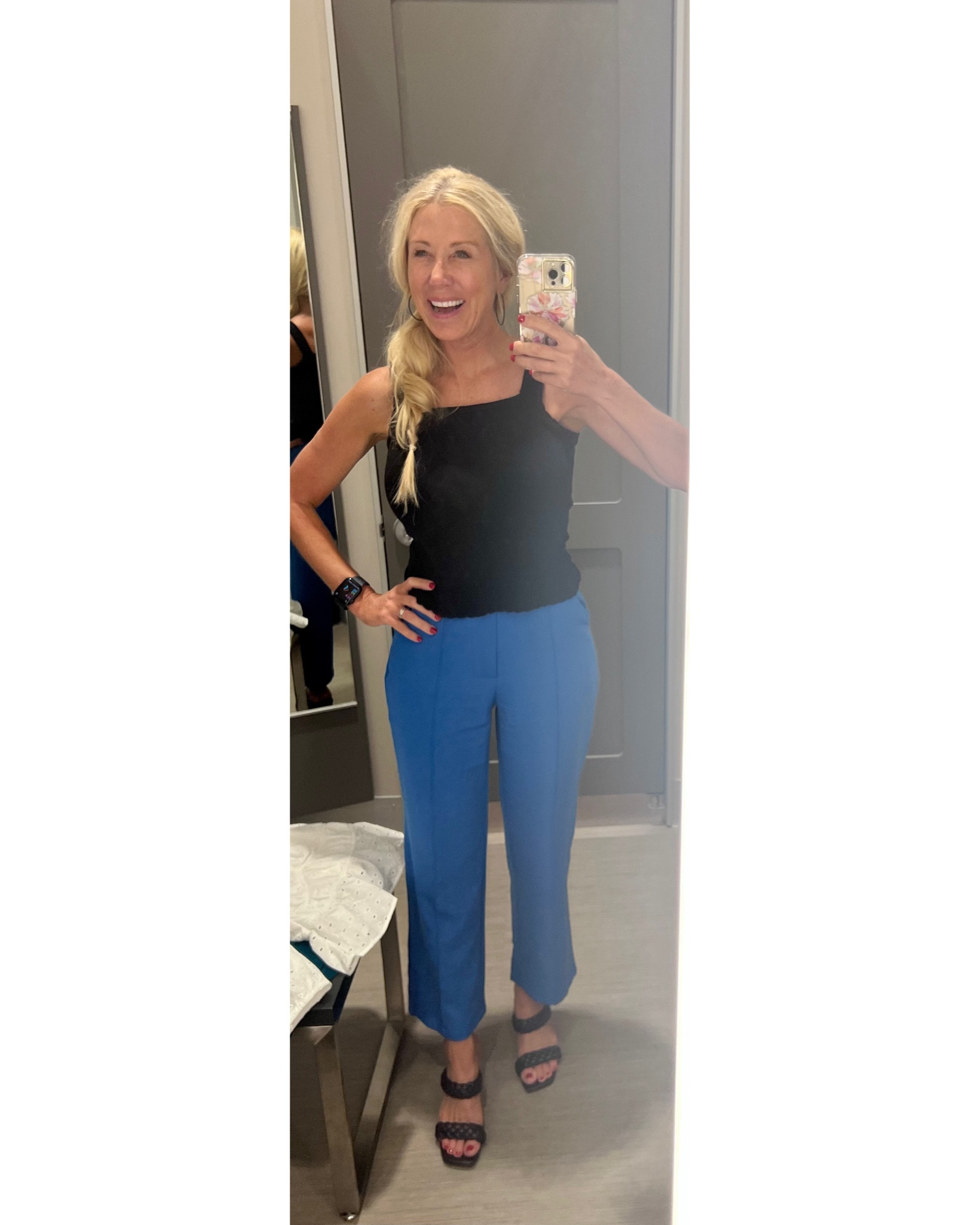 Summer blue 💙 I ordered these pants in every color! 

#LTKworkwear #LTKstyletip #LTKSeasonal
