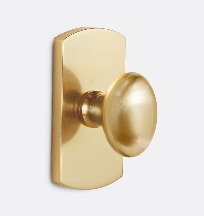 Arched Oval Knob Interior Door Hardware Tube Latch Set | Rejuvenation