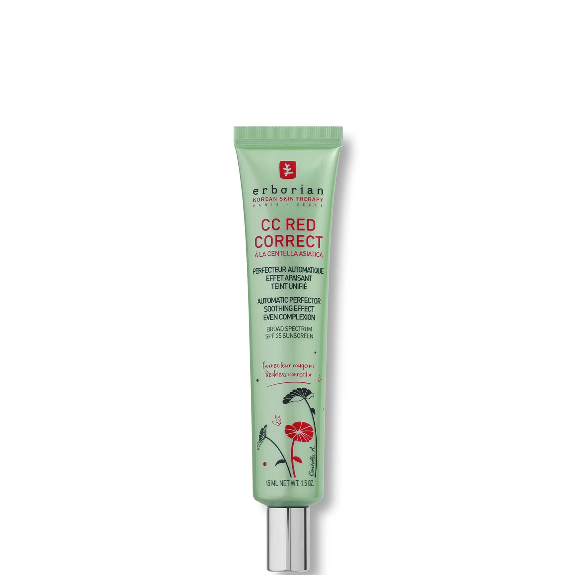 Erborian CC Red Correct - Colour Correcting Anti-Redness Cream With Soothing Effect SPF25 45ml | Cult Beauty