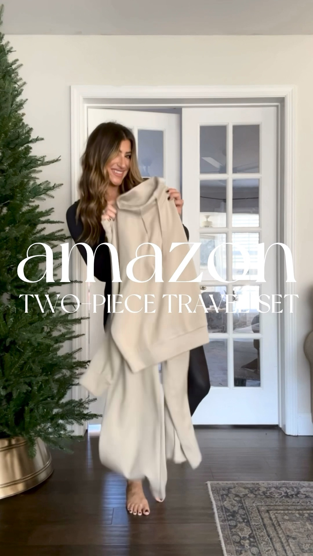 Two-piece air essentials travel set. Linked this mine from Amazon as well as Spanx! Wearing med (have both and wear same size!) tap below to shop and follow for more! Xx

#LTKSeasonal #LTKstyletip #LTKtravel