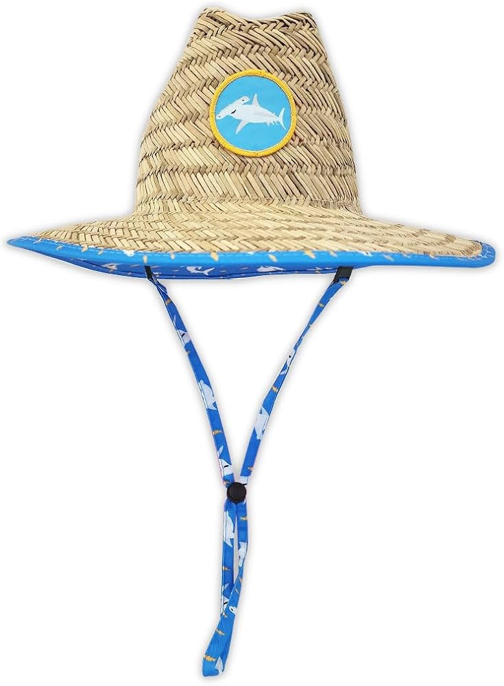 Kids Sun Hat (2-5 Years) – SPF 50+ Straw Hat with Removable Chin Strap, Adjustable Fit, Water-R... | Amazon (US)