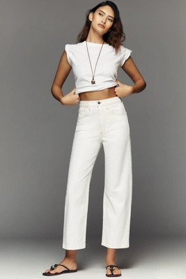 Joe's Jeans Margot Crop High-Rise Straight-Leg Jeans | Anthropologie (US)