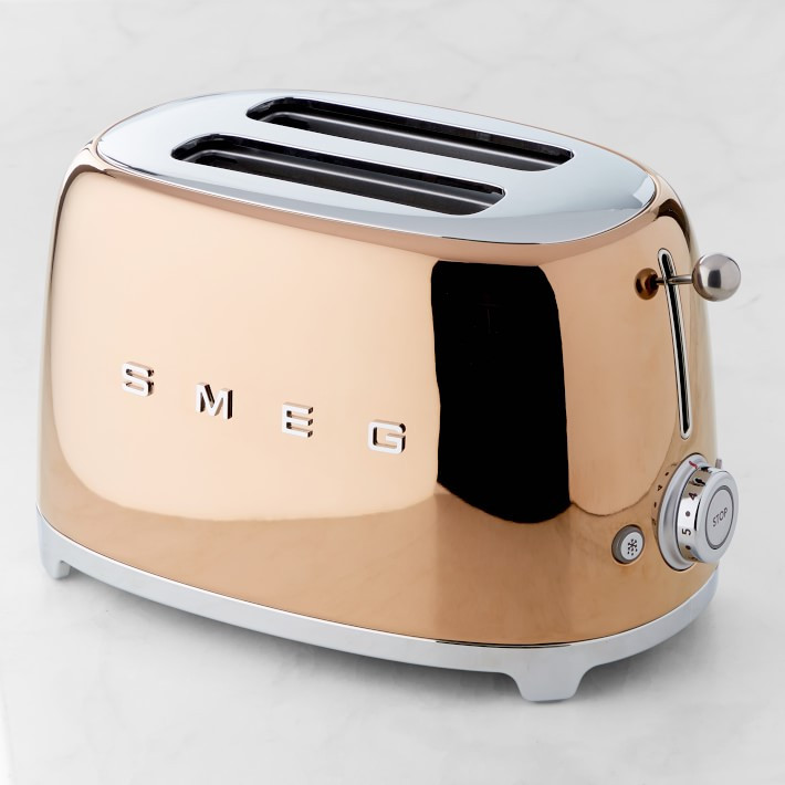 SMEG 2-Slice Toaster, Metallic | Williams-Sonoma