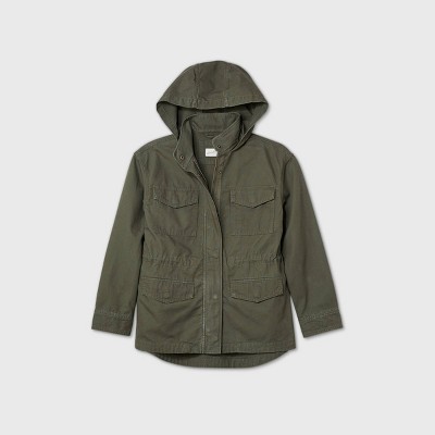 Women's Anorak Jacket - Universal Thread™ Olive Green XL | Target