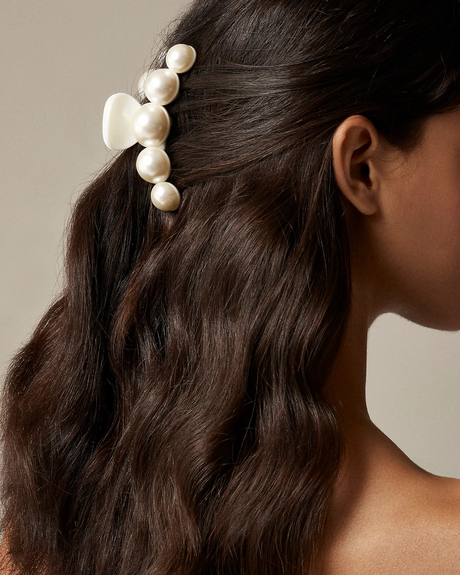 Pearl hair clip | J. Crew US
