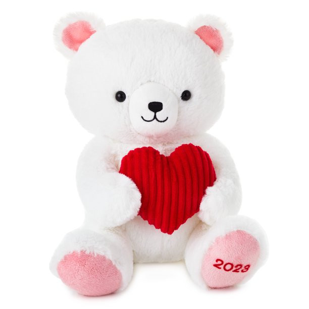Hallmark 2023 Teddy Bear With Heart Plush, 8" | Walmart (US)