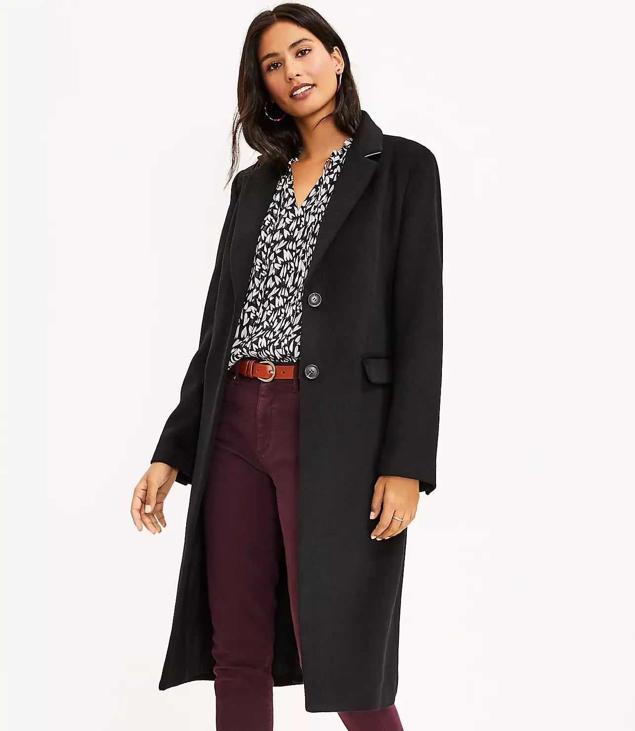 Two Button Coat | LOFT