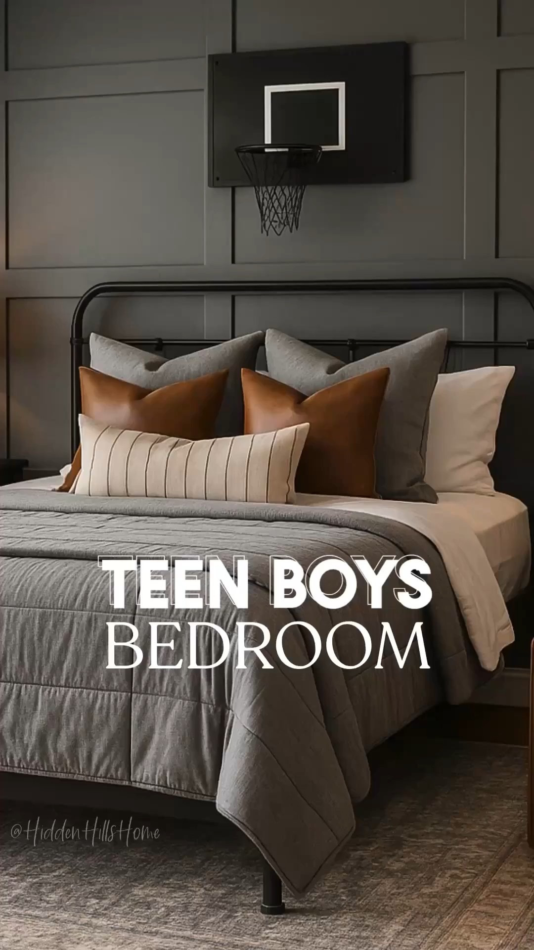 Bedroom inspiration, kids room decor, Teen boys bedroom with board and batten! Masculine teen bedroom decor, boys room design, boys room bedding, home decor #boysbedroom



#LTKGiftGuide #LTKKids #LTKHome